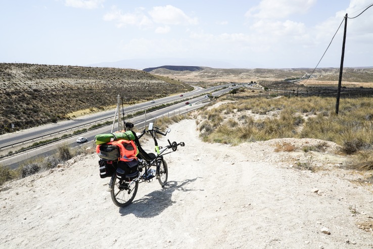 Following google maps advice to avoid the highway. Near Almeria, Spain.